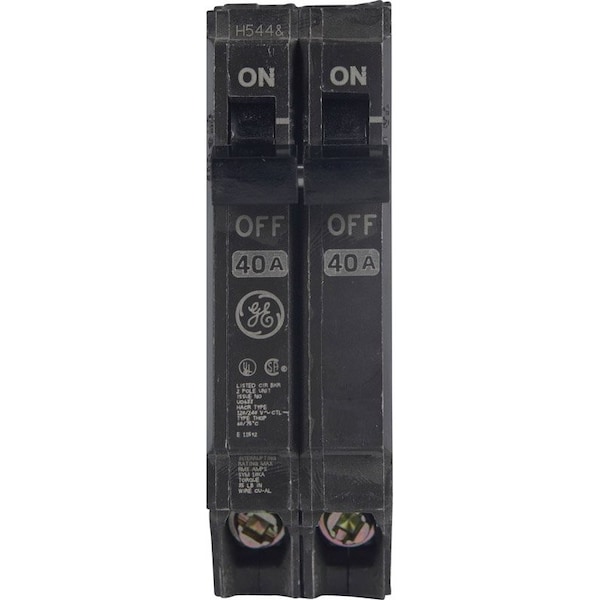Current Circuit Breaker, THQP Series, 40A, 2 Pole, 120/240V AC, 10kA at 120/240V AC THQP240 - main